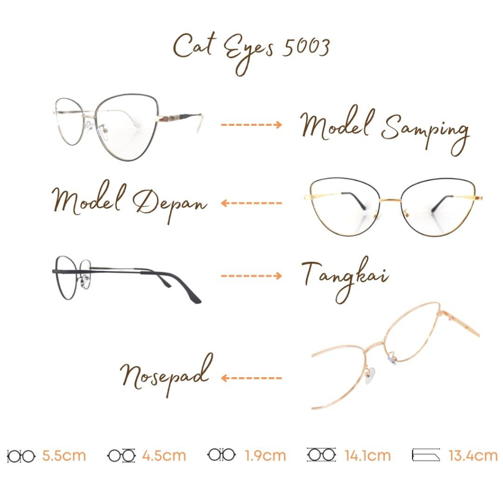 PAKET FRAME LENSA KACAMATA TYPE 5003