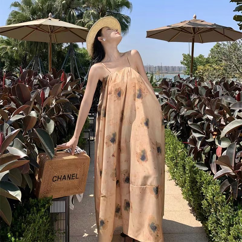𝐑𝐄𝐀𝐃𝐘 𝐒𝐓𝐎𝐂𝐊 𝐒𝐀𝐅 - IVANKA midi dress woman premium / korean summer dress / beachwear bali / casual dr