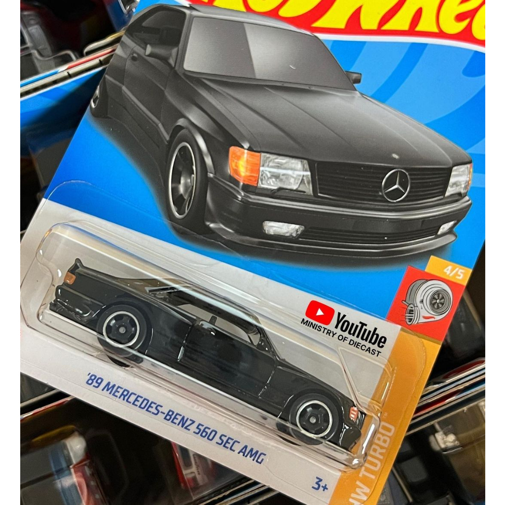 Hot Wheels 89 Mercedes Benz 560 SEC AMG Hitam