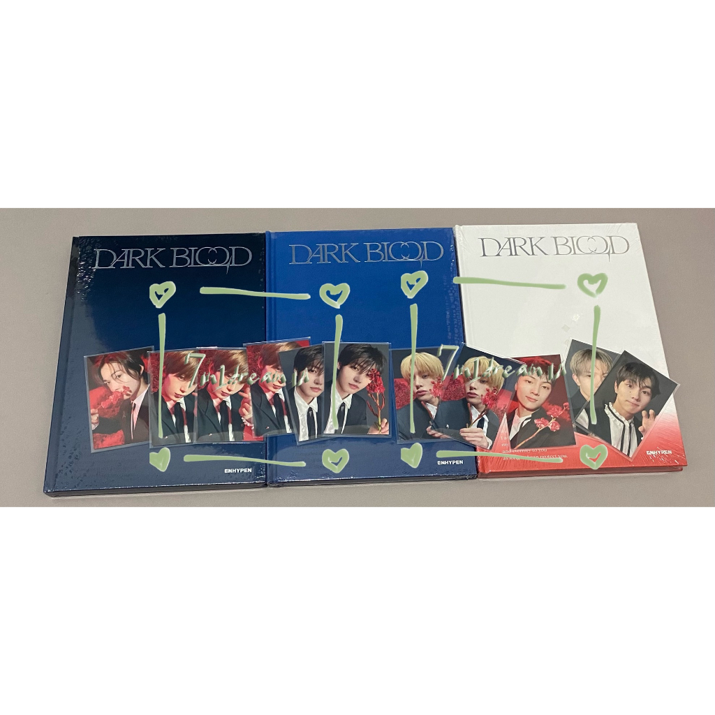 Dark Blood Album Regular UMS - Enhypen - Ready Stock - Read Description
