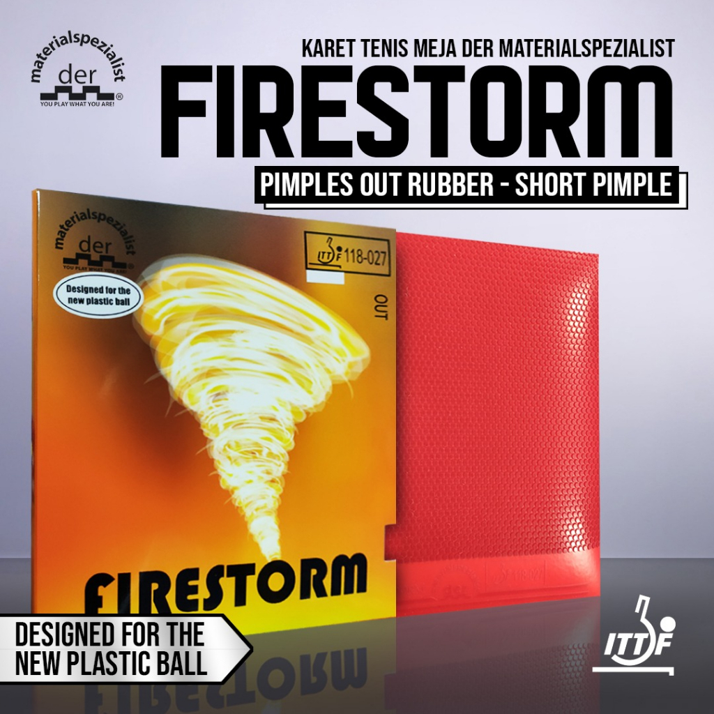 Karet Bat Der Materialspezialist Firestorm Bintik Pendek Bintik Serang