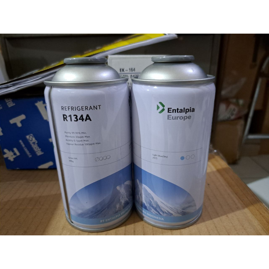 Freon kaleng R134a Entalpia - Freon Entalpia R134a 390 gram - Freon AC Mobil