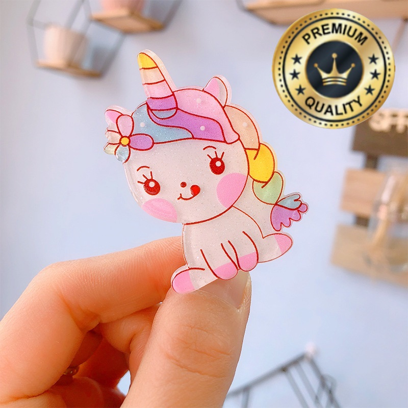 Jepit Rambut Anak Perempuan Hairpin Unicorn Cute