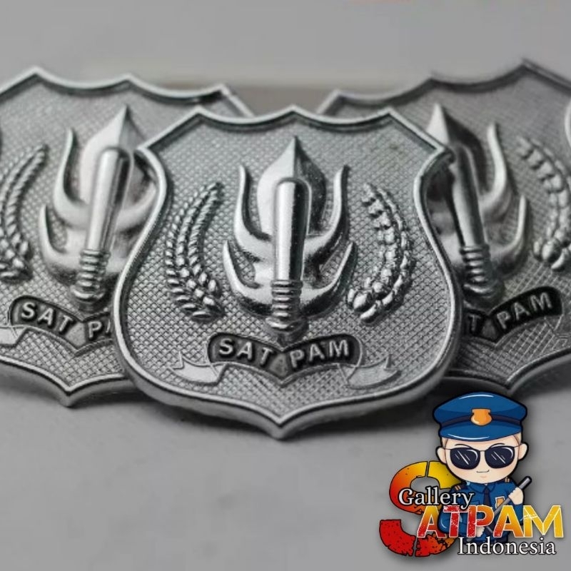 Kewenangan Satpam-Lencana Satpam-Pin Kewenangan Satpam