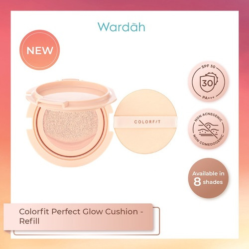 [REFILL] WARDAH COLORFIT PERFECT GLOW CUSHION SPF 33 PA++