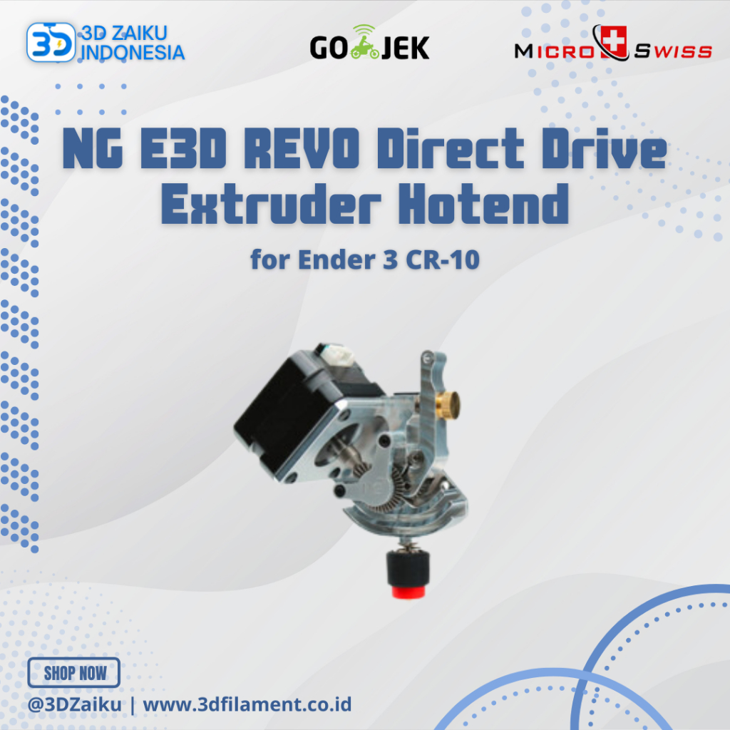 Micro Swiss NG E3D REVO Direct Drive Extruder Hotend for Ender 3 CR-10