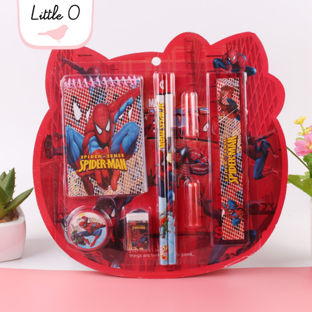 

Ay00! 8in1 Set Alat Tulis NotRing Anak Stationery Souvenir Goodie Bag Ultah