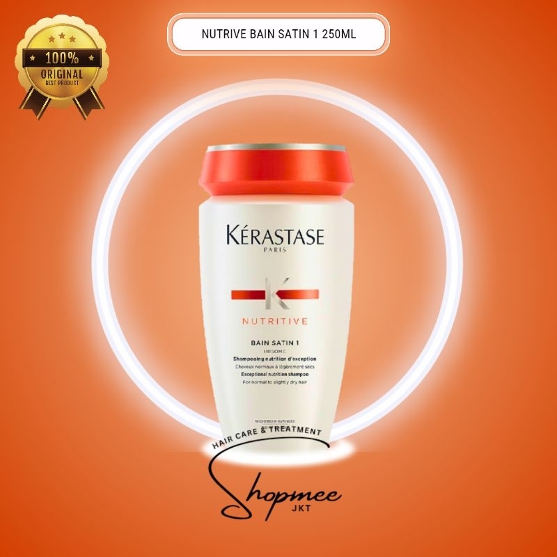 Kerastase Nutritive Bain Satin 1 Shampoo 250ml – Sampo untuk Rambut Kering dan Normal
