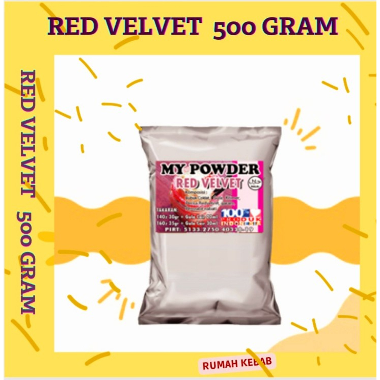 

Bubuk Minuman Red Velvet 500gram - Red Velvet Powder Drink