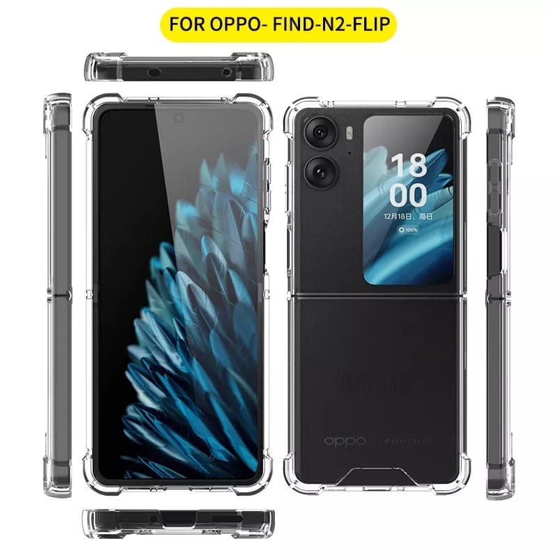Oppo Find N2 Flip Case Softcase CRACK HD CAMERA PROTECTION Case Casing Hp Oppo Find N2 Flip