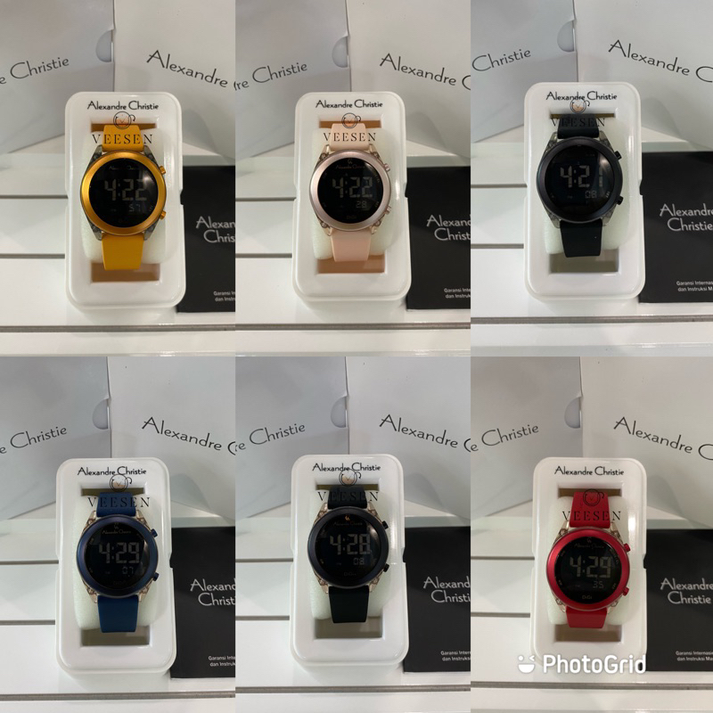 Jam Tangan Alexandre Christie Ac Digi 9358 Original Wanita
