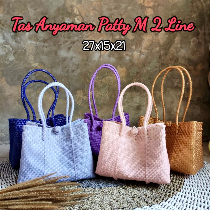 Tas Jali/ Tas Anyaman Jali Patty M Premium 2 Line