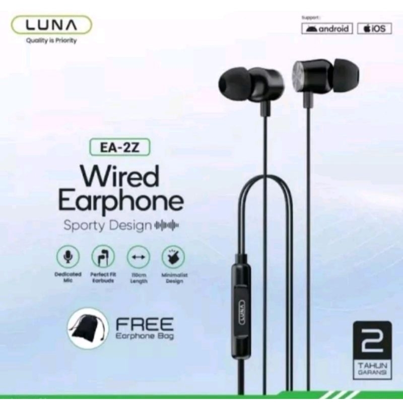 Hf Handfree Luna Colokan 3.5 All Type Variasi