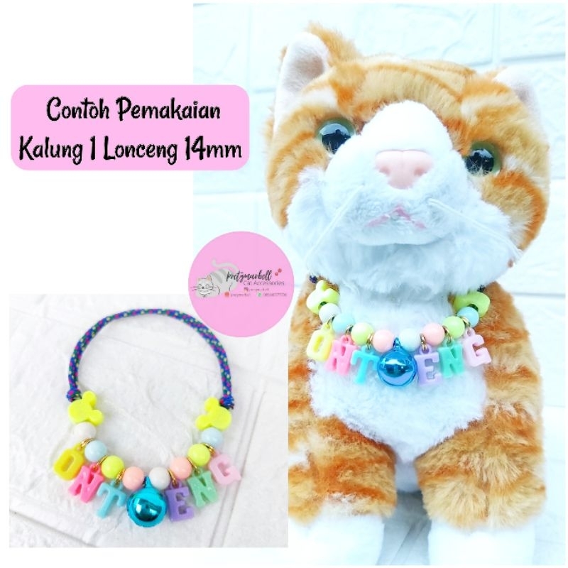 Kalung Kucing Nama Huruf Gantung Lucu Request Nama