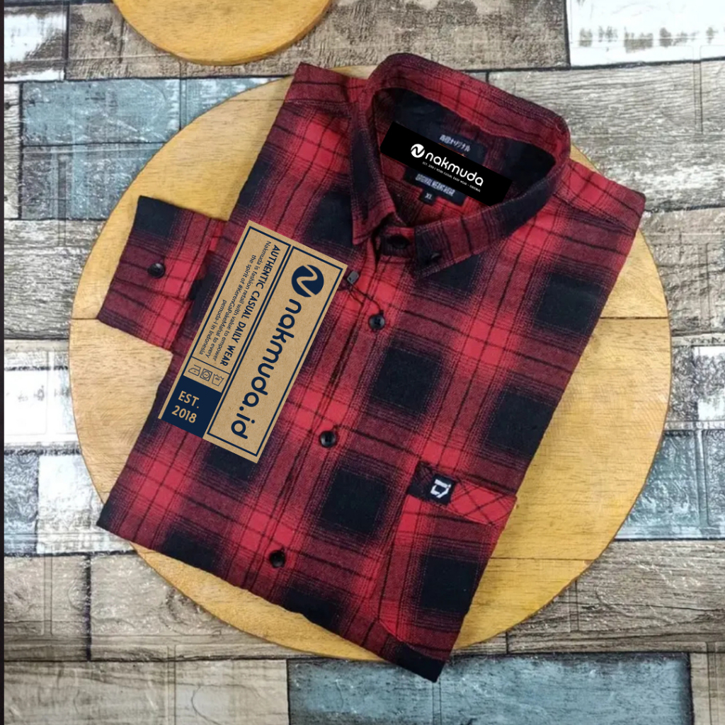 Kemeja Flanel Pria Distro Flannel Panjang Wanita Unisex Import Hem Kotak Kasual Distro Flannel