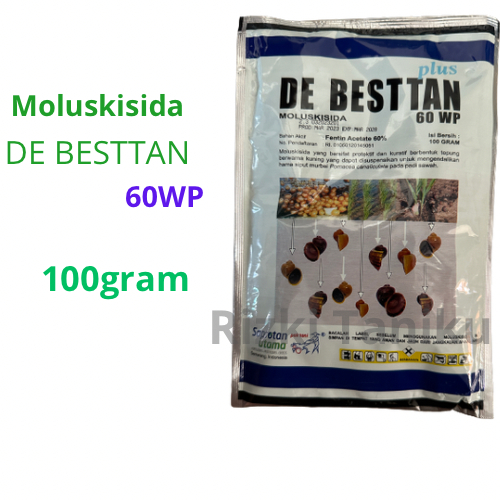 Moluskisida DE BESTTAN DEBESTAN 60WP 100 gram obat keong sawah