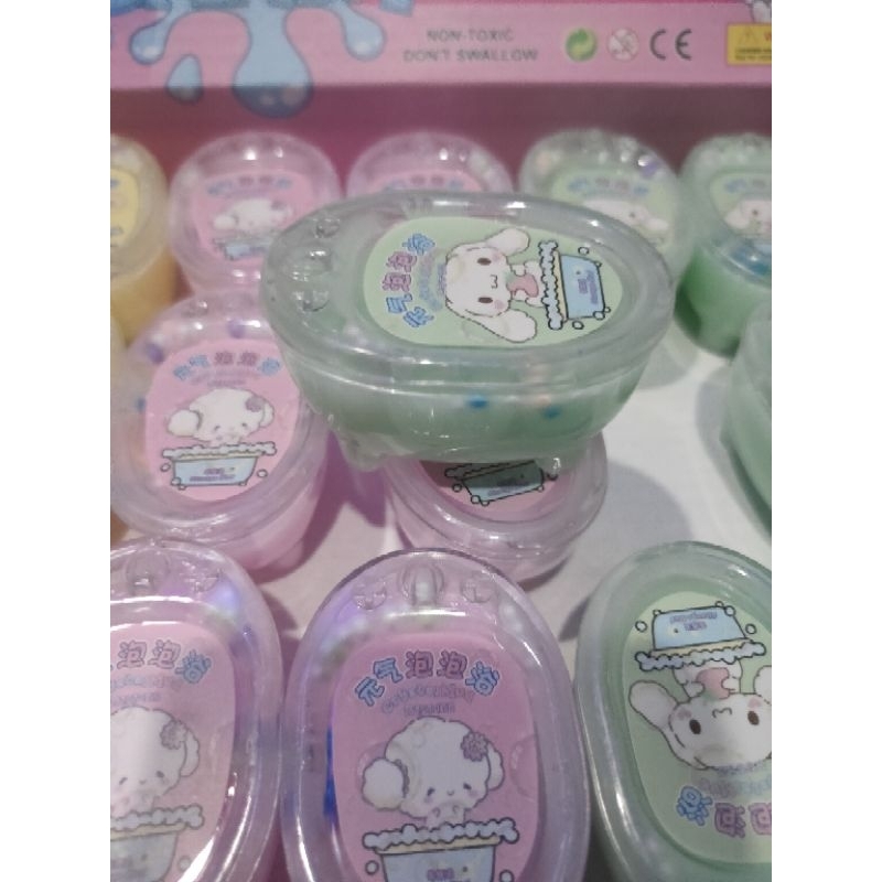 Set 1box 24pc Slime  Warna Dop