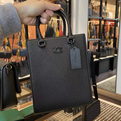 COACH CJ795 Original Men's Classic Logo Size 16 Tote Bag Mobile Bag Single Shoulder Bag Crossbody Bag Handbag  sjb