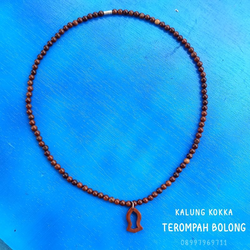 Kalung Kayu kaukah (TEROMPAH BOLONG) koka kokka kaokah kokah