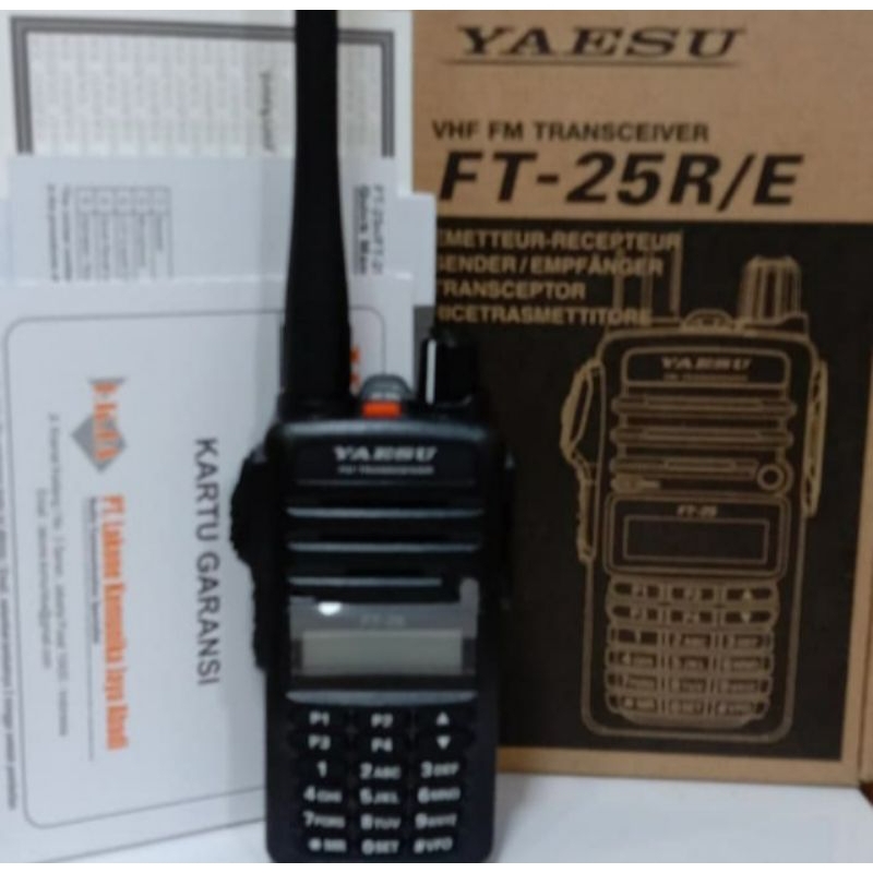 Ht Yaesu Ft 25 Re original yaesu garansi 1 tahun