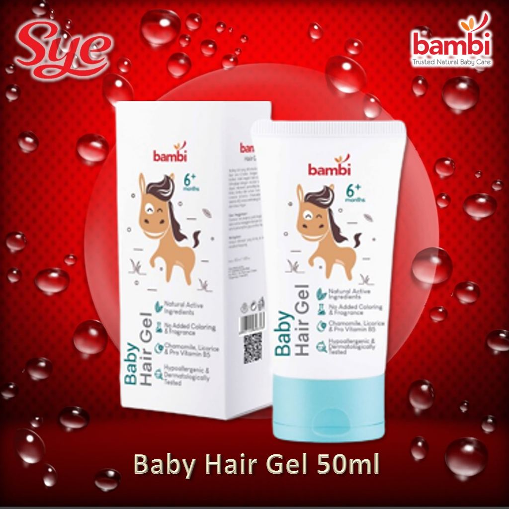 BPOM BAMBI BABY HAIR GEL 50ML / GEL RAMBUT BAYI BAMBI / GEL ANAK