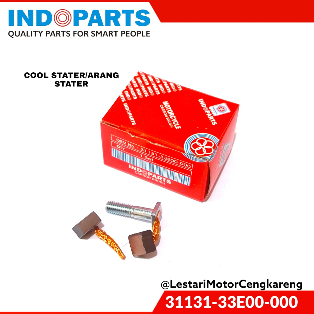 ARANG DINAMO STARTER CARBON BRUSH SATRIA 150 FU 33E00 ORI INDOPART