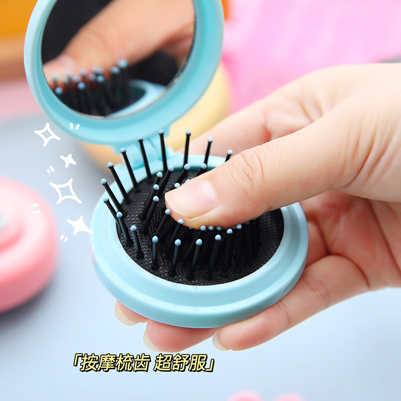 SISIR LIPAT 2IN1 DENGAN CERMIN COMB SANRIO