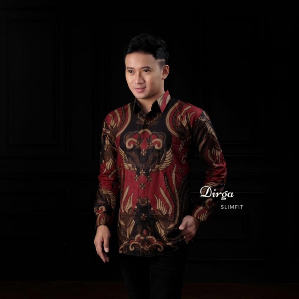 Baju batik pria lengan panjang modern - Kemeja Batik Pria Lengan Panjang - Batik pria - Baju batik pria - Baju batik cowok