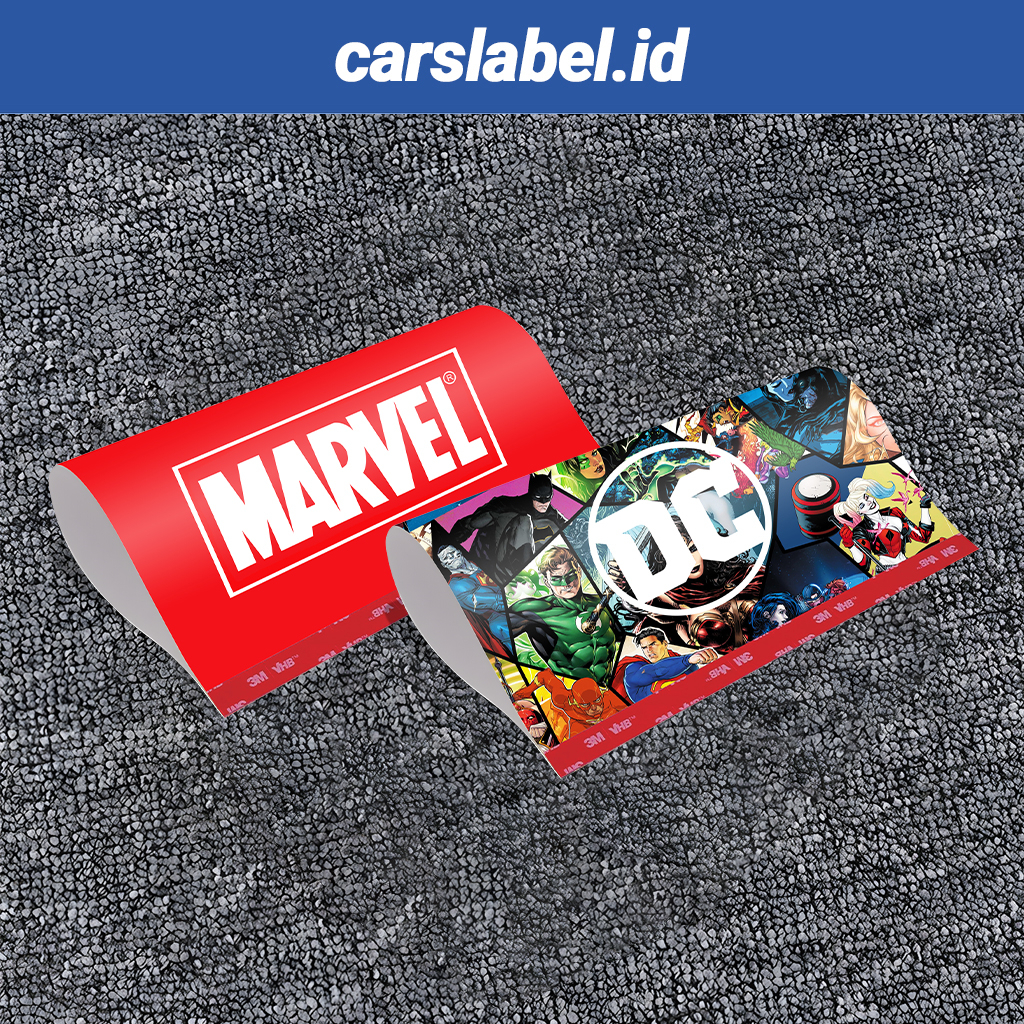 

MARVEL DC - Label Tag Mobil - Variasi Penutup Pintu Bagasi - Hiasan Stiker Lego Mobil Viral