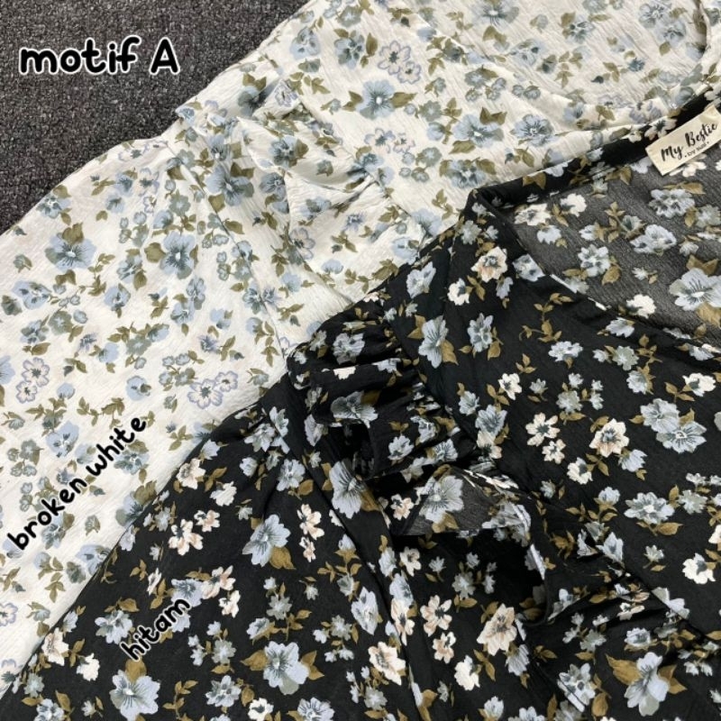 NONAT BLOUSE MOTIF SERUT JUMBO BIG SIZE OVERSIZE