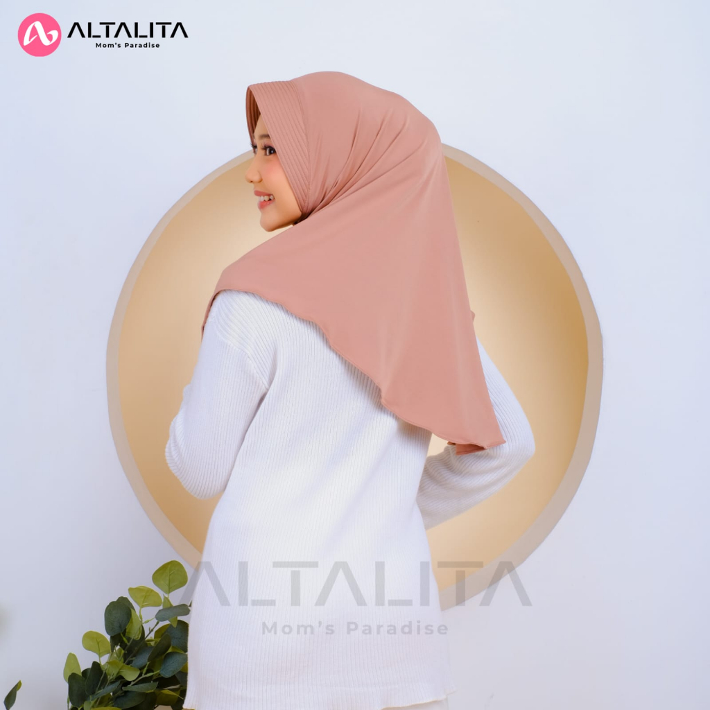 Altalita - Kerudung Instan Qaila Penguin Jilbab Sport Size M Menutup Dada Hijab Bergo Hamidah pet Tebal Bahan Jersey Premium Cocok Untuk Sekolah Olahraga Volly Futsal Badminton dan Sehari-Hari