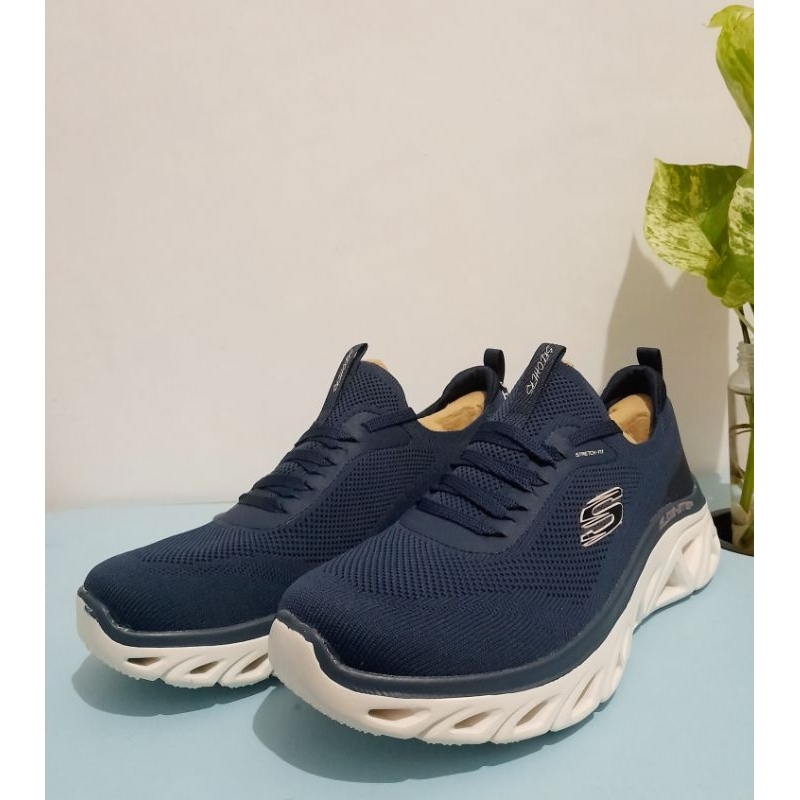 Sepatu skechers glide step sport best time 149941