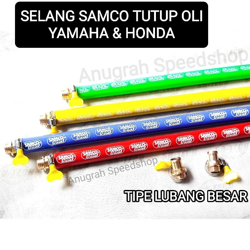 [PROMO] SELANG SAMCO TUTUP OLI LUBANG HAWA SELANG SAMCO SPORT PNP TUTUP OLI AEROX NMAX LEXI MIO JUPI