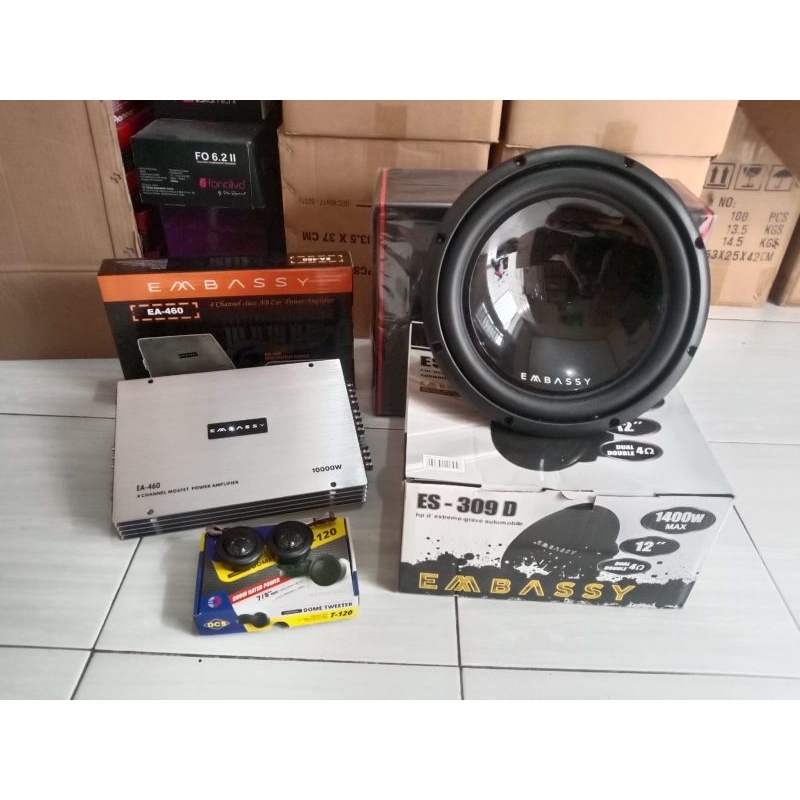 Paket Audio Mobil Embassy Badak