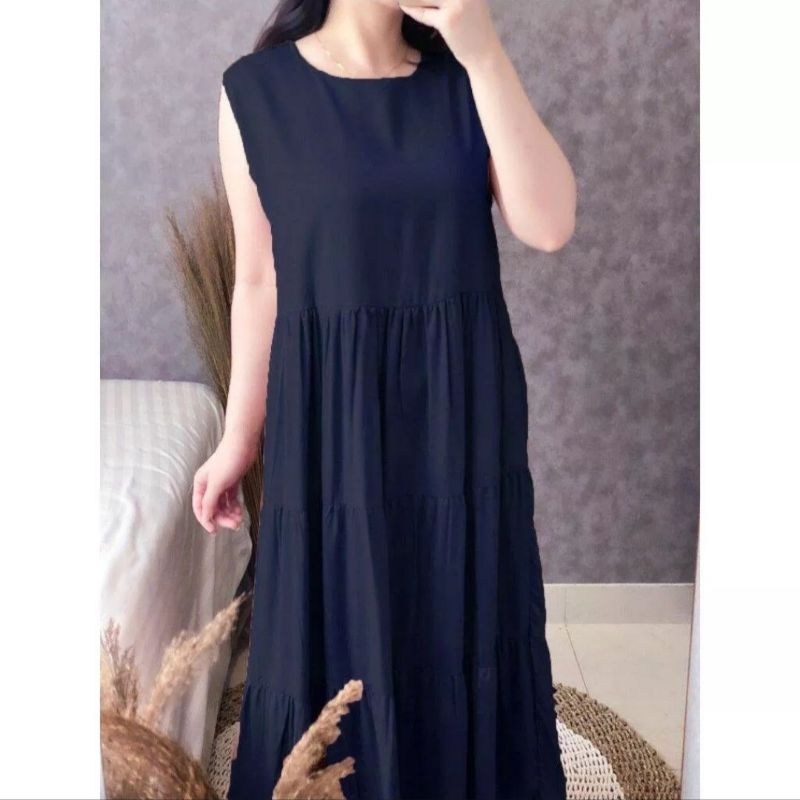 INNER TANPA LENGAN INNER RAYON INNER DRESS RAYON