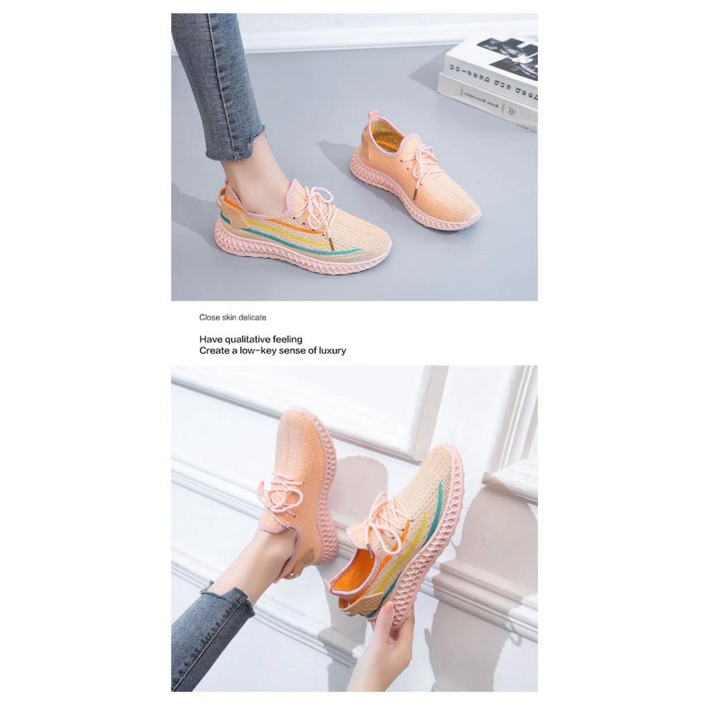 Sepatu Import Sepatu Wanita Sneakers Wanita Import Premium Pink