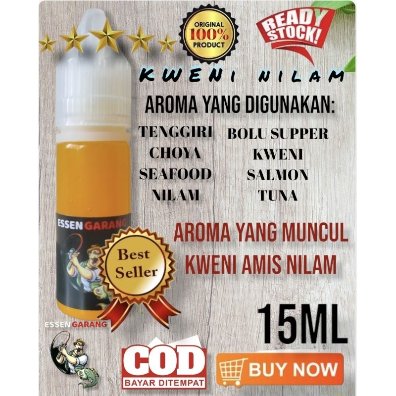 OPLOSAN 15ML //PATIN // LELE // IKAN MAS RAME // GALATAMA IKAN MAS // 15ML // KWENI NILAM // OPLOSAN AROMA BOLU SP KWENI NILAM SEGAR //