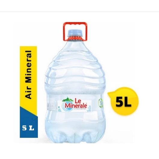 

Le Minerale Air Minuman Galon 5 Liter Mineral Gratis Galon