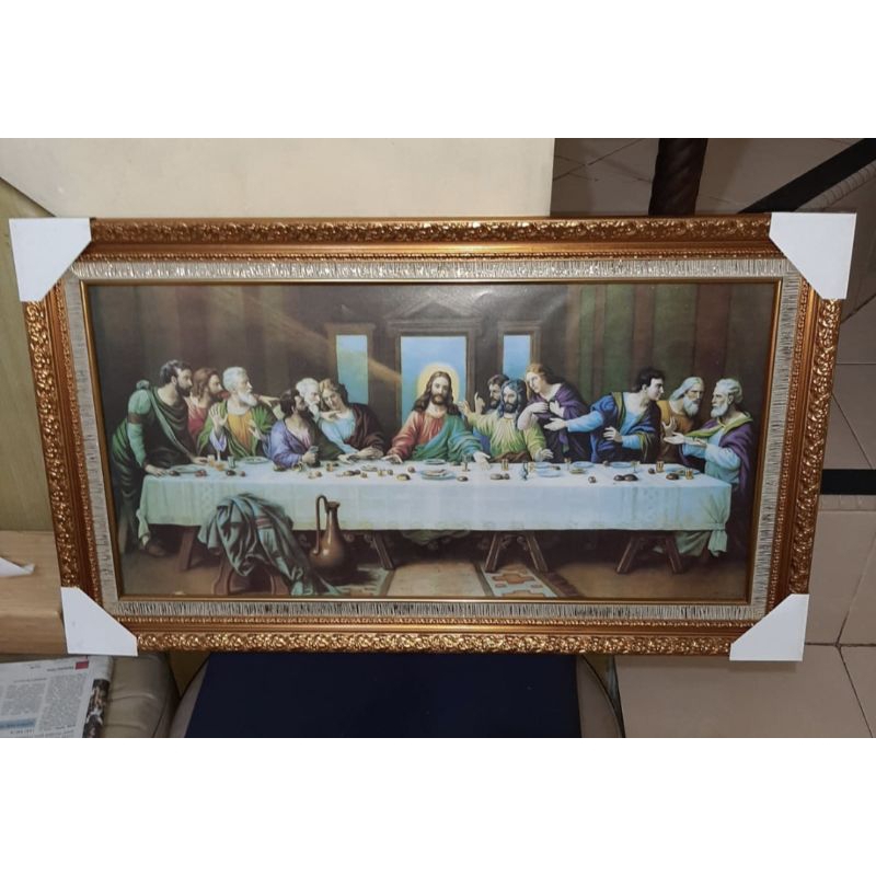 Lukisan Perjamuan Kudus 3 Dimensi