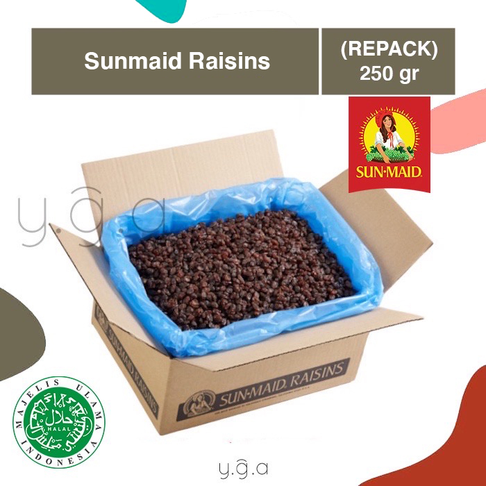 

Sun-Maid Raisins (REPACK) 250gr / Sunmaid Kismis / Sun Maid