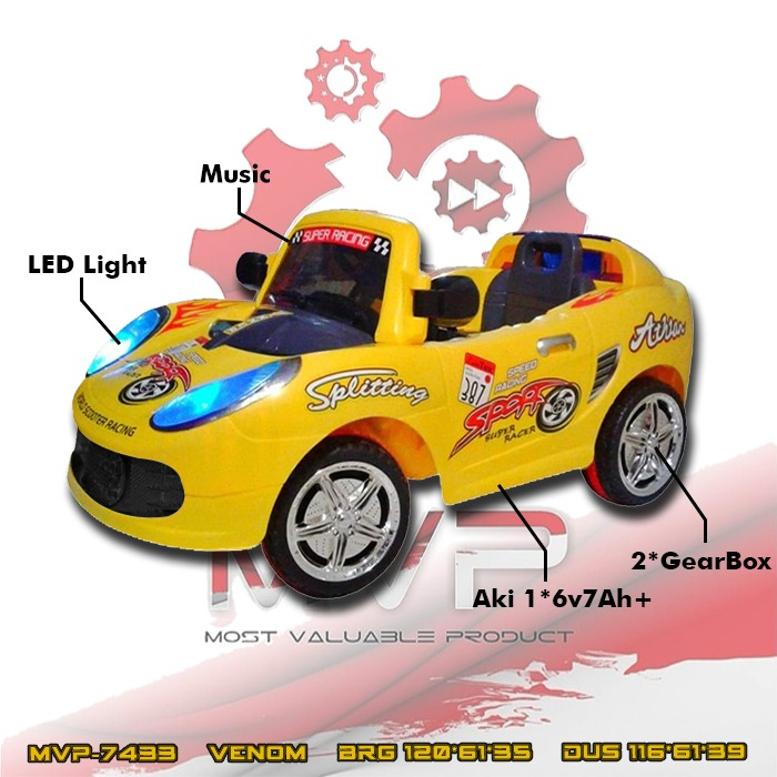 Mobil Aki / Mobil Anak / Mainan Berkendara / Mobil Mainan