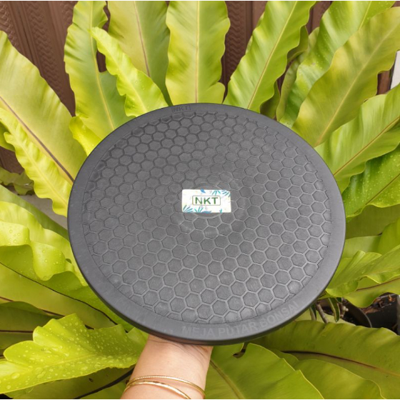 MEJA TRIMMER 25cm meja putar router trimer untuk merawat bonsai meja hias tanaman atau menghias kue TRIMER PUTAR BONSAI OTOMATIS - NKT MEJA TRIMMER 25cm