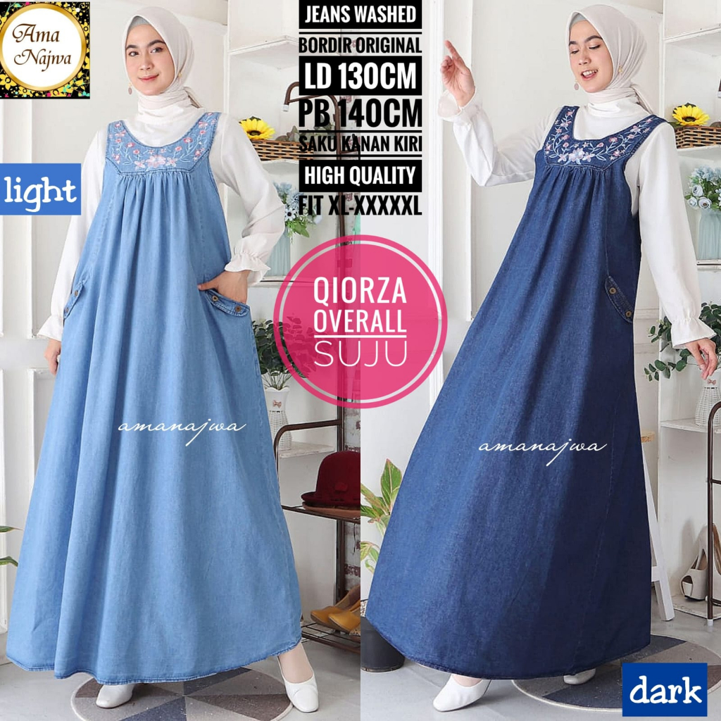 OVERALL JEANS / 8.7 / QIORZA KINOWA PESARO ZIPPER REZLA MARIE GENEVA ACTIV / MAXY OVERALL / ALLSIZE JUMBO / AMANAJWA
