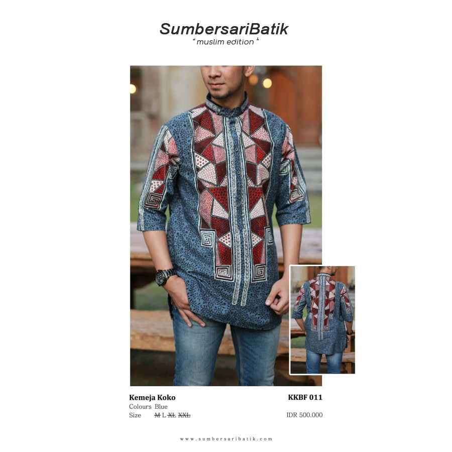 Kemeja Koko Batik Tulis Kurta 03