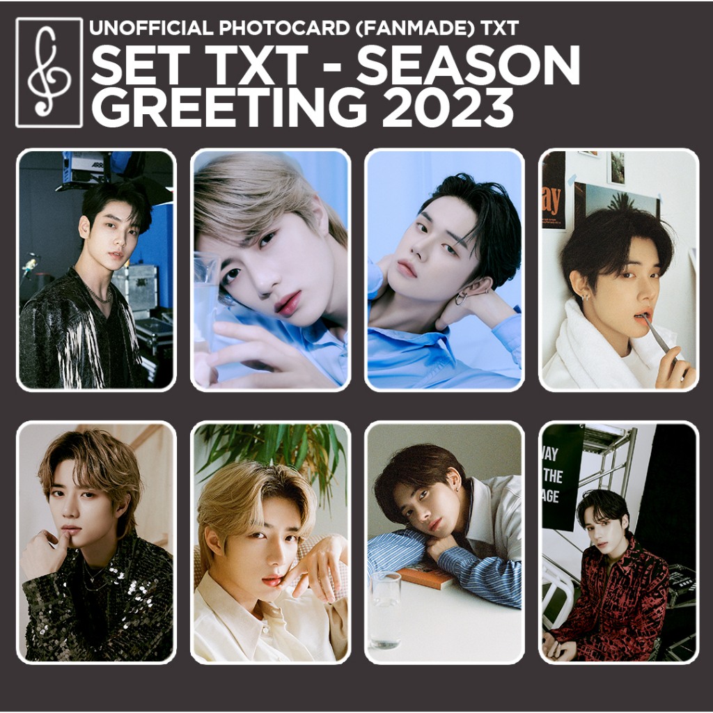 [SET TXT] SEASON GREETING 2023 PHOTOCARD UNOFFICIAL