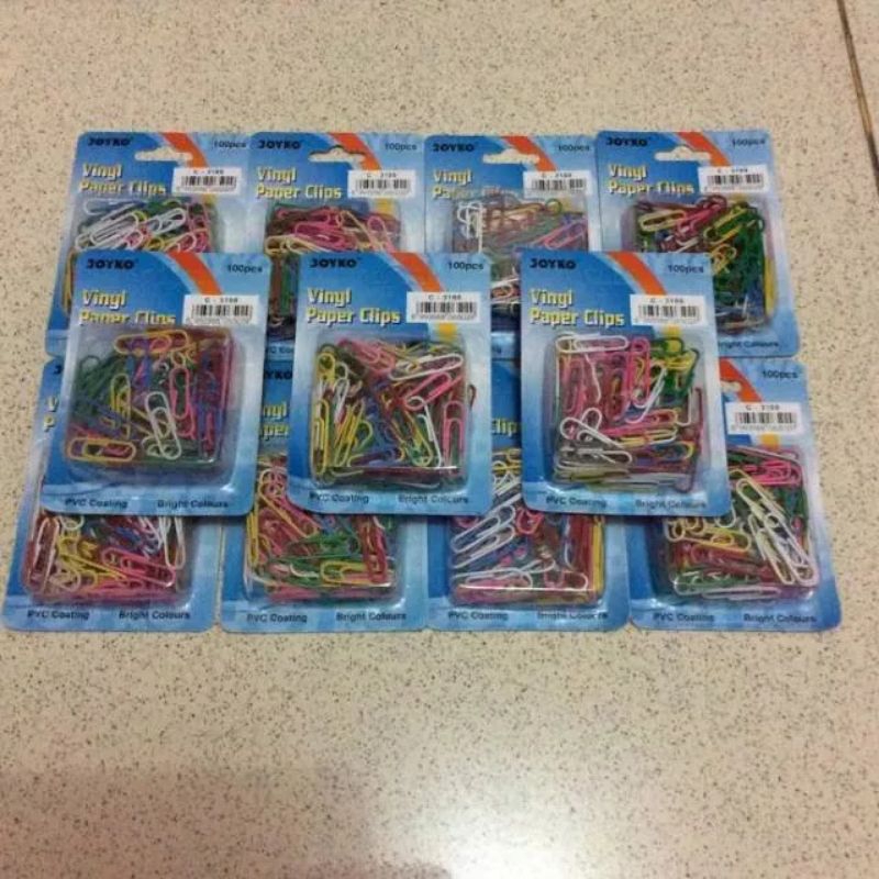 

Paper Clips Warna Vinyl Paper Clip JOYKO C-3100