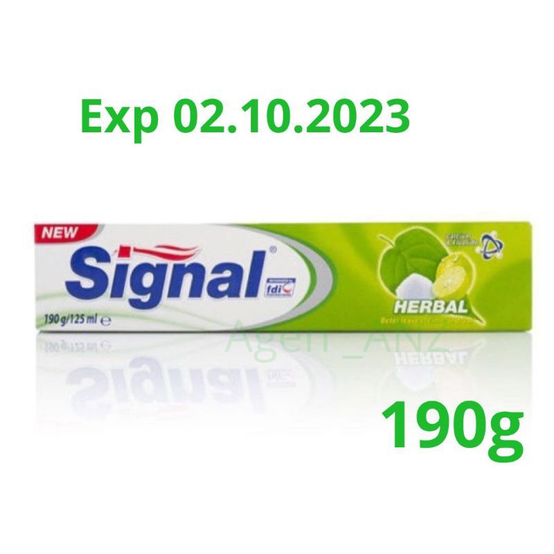 Signal herbal 190g Odol Pasta Gigi Pembersih gigi odol Extra Daun sirih lemon betel leaves, lime and salt