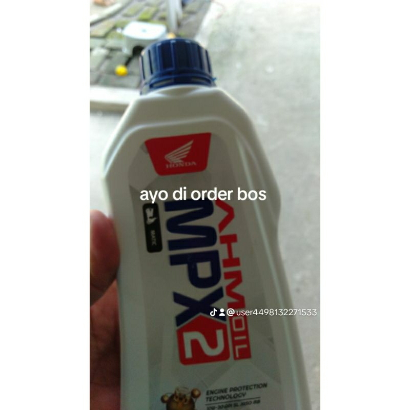 OLI MPX2 0.8L untuk bebek dan metic