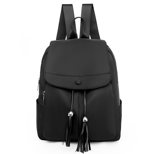 TAS RANSEL WANITA KOREA IMPORT NILON ANTI AIR HITAM EMIKO TA821B5 BACKPACK GENDONG PUNGGUNG SEKOLAH CEWEK KULIAH KERJA MURAH FASHION REMAJA PREMIUM KEKINIAN SIMPLE LUCU BRANDED BATAM