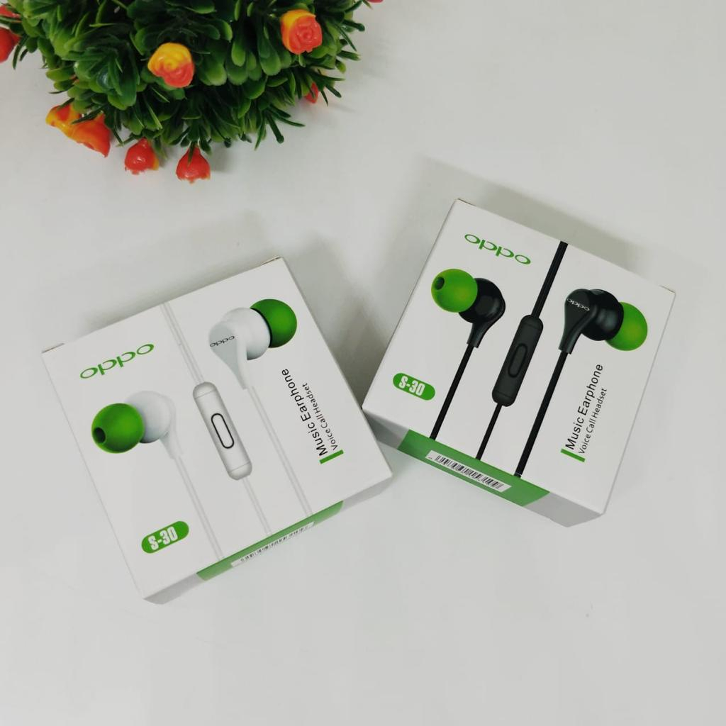 Handsfree OPPO S-30 YOUTH BUDS EXTRA BASS SOUND UNIVERSAL FOR ALL SMARTPHONE PROMO SEN